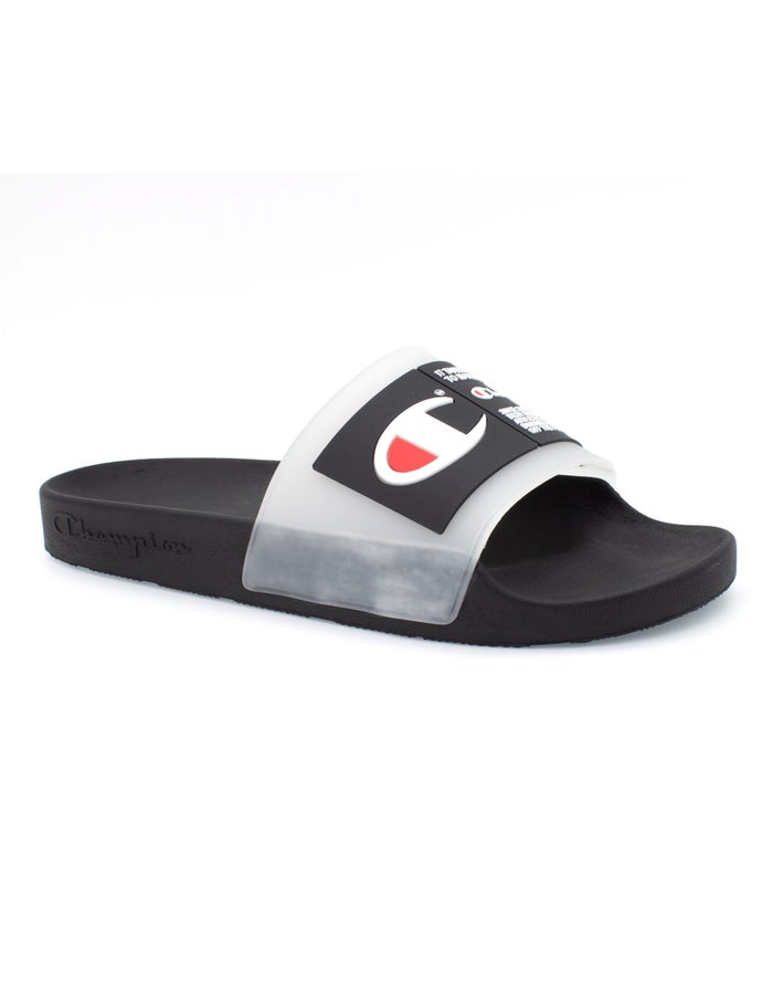 White champion slides on sale mens